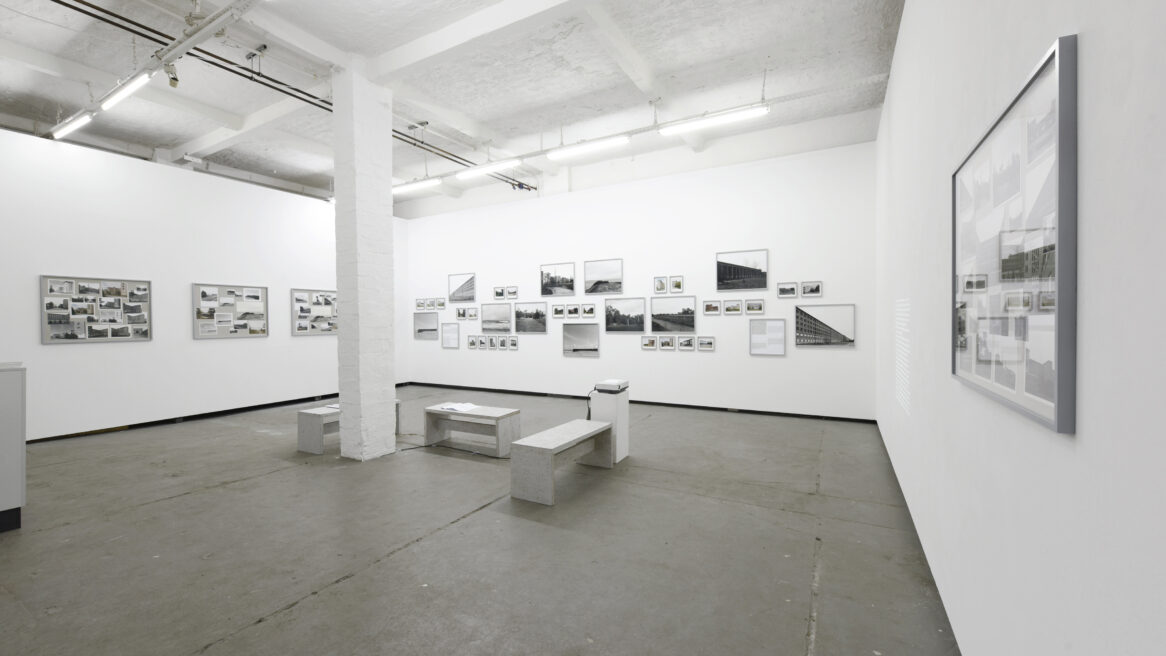 Ausstellungansicht PRORA Protokolle 4D Projektort BBK Tapetenwerk Leipzig 2017