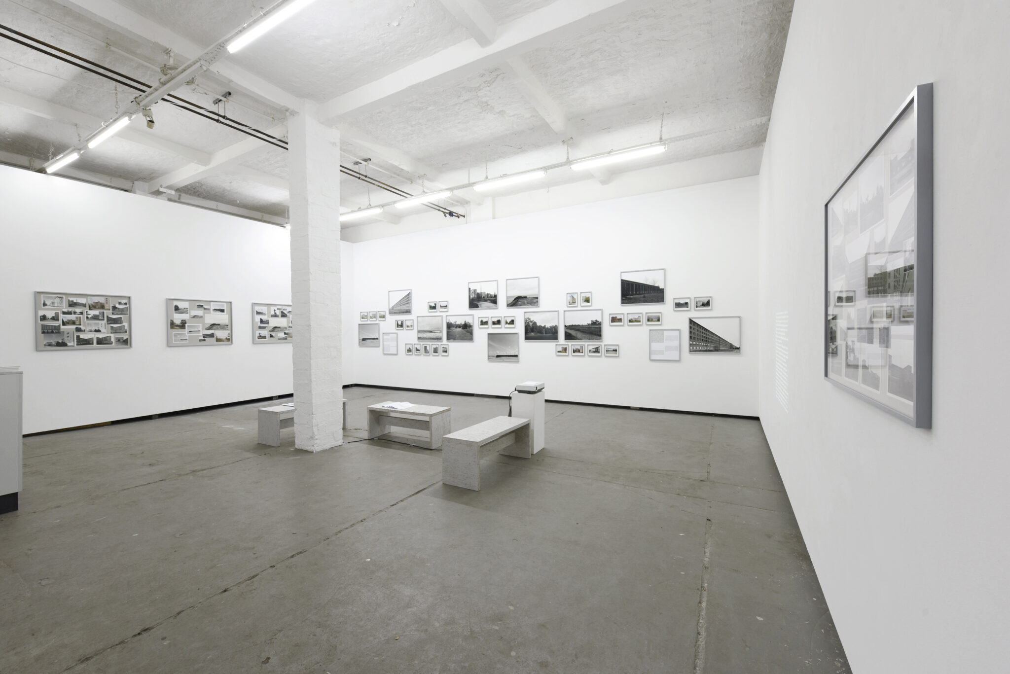 Ausstellungansicht PRORA Protokolle 4D Projektort BBK Tapetenwerk Leipzig 2017